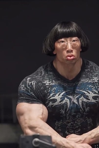 Wan Sulek in the gym